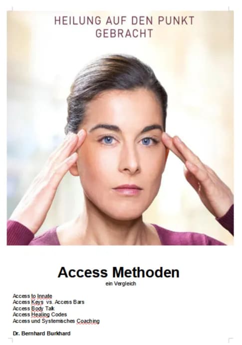 Berlin Access Keys Weiterentwicklung der Bars Methode
