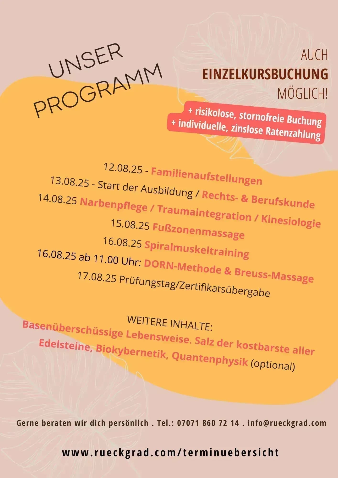 Gesundheitsberater für Rücken, Füße & Gelenke