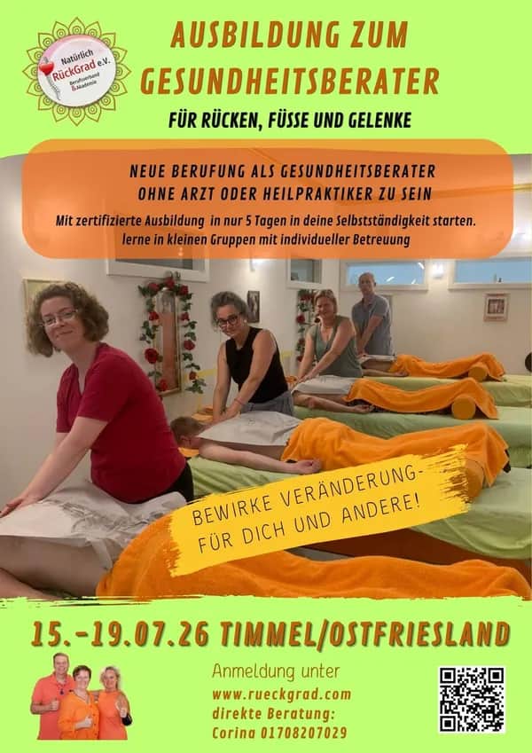 Gesundheitspraktiker Gesundheitsberater Timmel Edmen