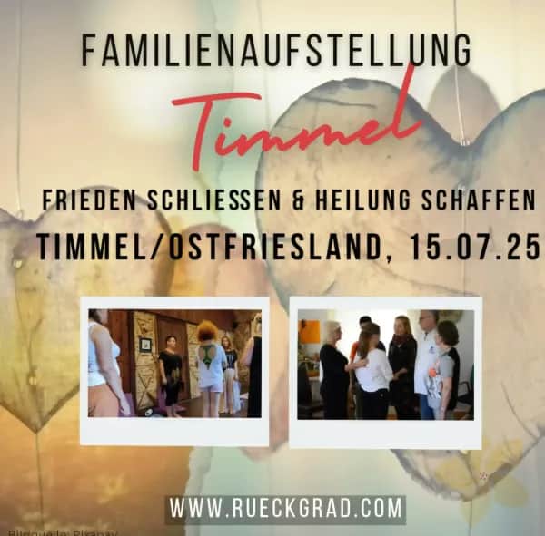 Familienaufstellung - Frieden schließen & Heilung schafffen